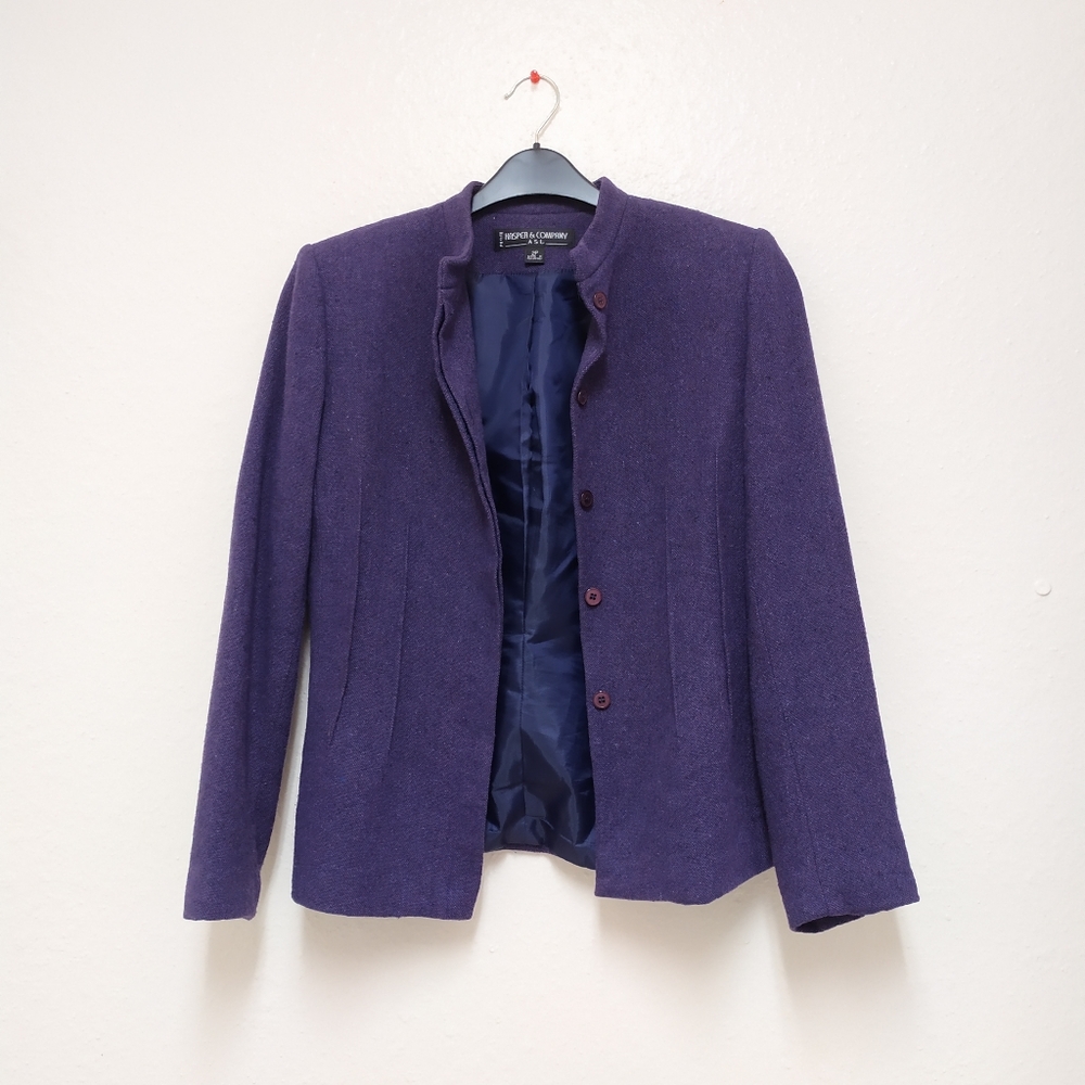 3 for $25 Kasper & Company vintage purple blazer/jacket EUC